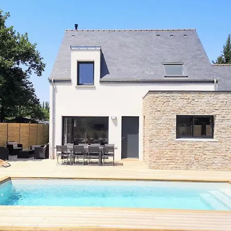Piscine - Maison Moderne - Route Des Plages Saint-Philibert (Morbihan)