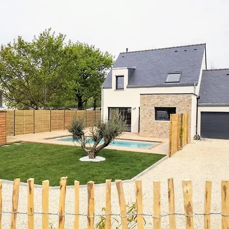 Piscine - Maison Moderne - Route Des Plages Saint-Philibert (Morbihan)